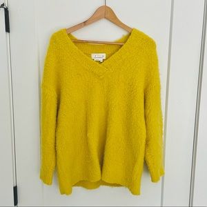Anthropologie Simone Sweater Yellow Small